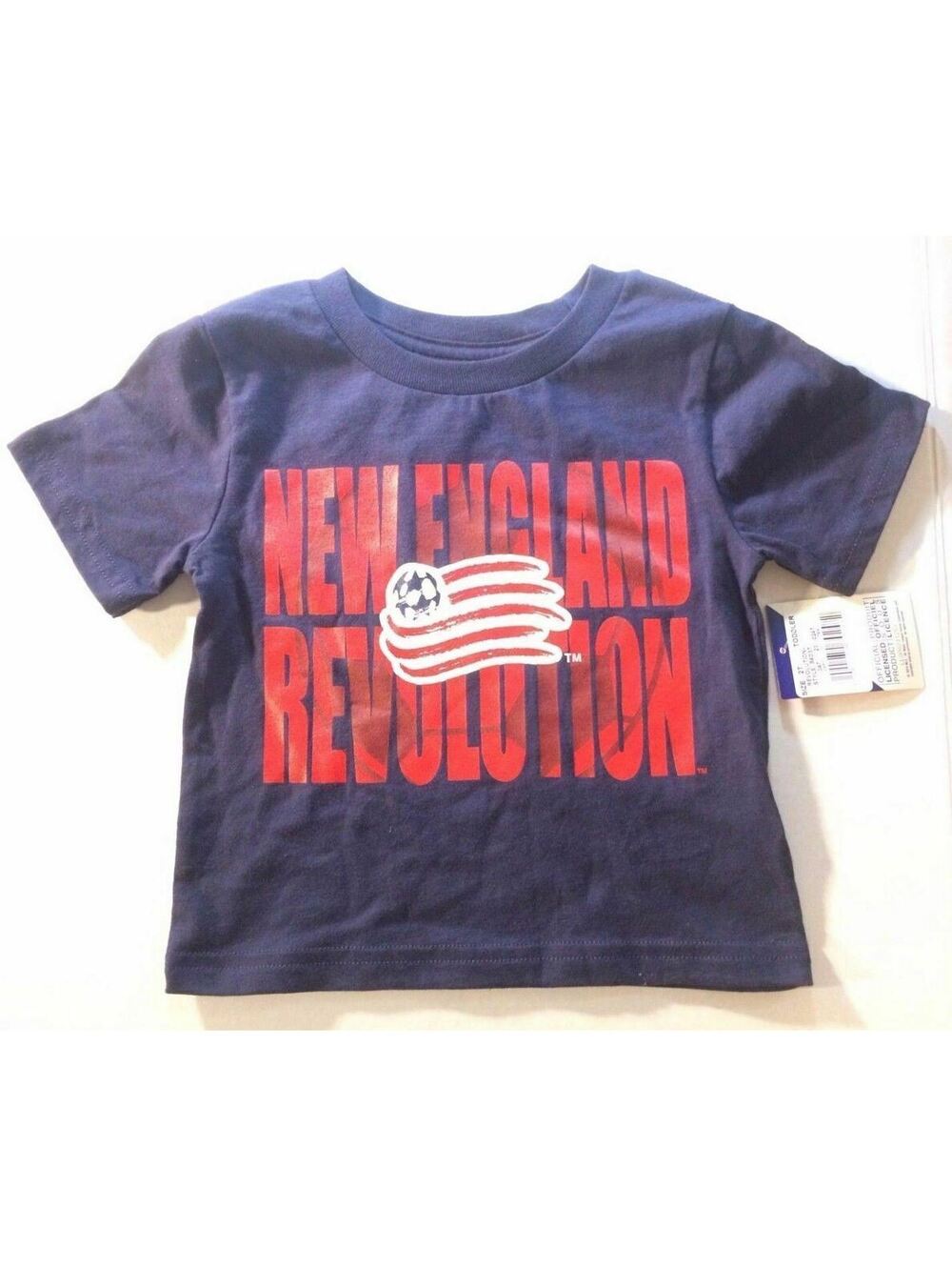 NWT New England Revolution Blue T Shirt MLS Soccer Youth Size 2T Toddler